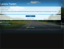 Tablet Screenshot of lavanathailam.blogspot.com