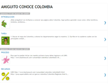 Tablet Screenshot of amiguitoconocecolombia.blogspot.com