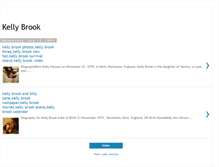 Tablet Screenshot of kelly-brook-biography.blogspot.com