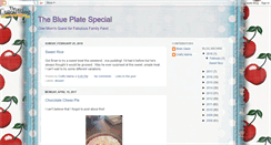 Desktop Screenshot of blueplates.blogspot.com
