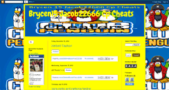 Desktop Screenshot of brycen15andjacob22666cpcheaters.blogspot.com