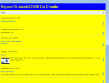 Tablet Screenshot of brycen15andjacob22666cpcheaters.blogspot.com