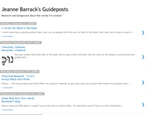 Tablet Screenshot of jeannebarracksguideposts.blogspot.com