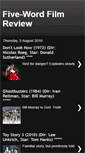 Mobile Screenshot of fivewordreview.blogspot.com