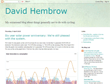 Tablet Screenshot of davidhembrow.blogspot.com