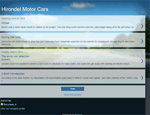 Tablet Screenshot of hirondelmotorcars.blogspot.com