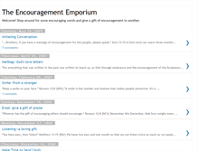 Tablet Screenshot of encouragementemporium.blogspot.com