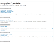 Tablet Screenshot of divagacoesexpatriadas.blogspot.com