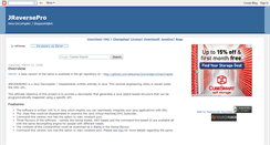 Desktop Screenshot of jreversepro.blogspot.com
