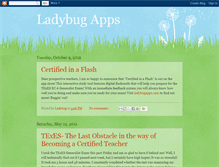 Tablet Screenshot of ladybugapps.blogspot.com