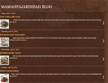 Tablet Screenshot of mamahfajarindah.blogspot.com