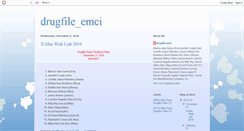 Desktop Screenshot of drugfile-emci.blogspot.com