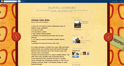 Desktop Screenshot of dawnadinners.blogspot.com
