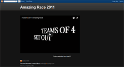 Desktop Screenshot of amazingrace2011.blogspot.com