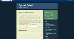 Desktop Screenshot of eyesofdubai.blogspot.com