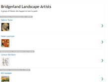 Tablet Screenshot of bridgerlandlandscapeartists.blogspot.com