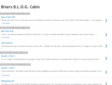 Tablet Screenshot of briansblogcabin.blogspot.com