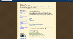 Desktop Screenshot of poetryofliving.blogspot.com