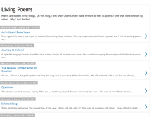 Tablet Screenshot of poetryofliving.blogspot.com