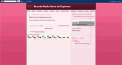 Desktop Screenshot of bcorda-radioserradacapivara.blogspot.com