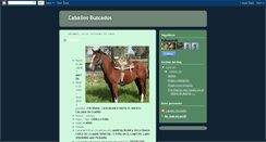 Desktop Screenshot of caballosbuscados.blogspot.com