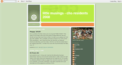 Desktop Screenshot of choresidents2008.blogspot.com