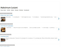Tablet Screenshot of maksimumlezzet.blogspot.com