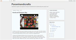 Desktop Screenshot of paramhandicrafts.blogspot.com