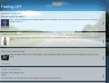 Tablet Screenshot of feeling-lky.blogspot.com
