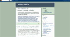 Desktop Screenshot of analaviindexof.blogspot.com