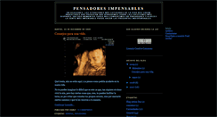 Desktop Screenshot of pensadoresimpensables.blogspot.com