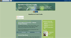 Desktop Screenshot of hawthornecreekcrafts.blogspot.com