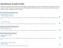 Tablet Screenshot of hawthornecreekcrafts.blogspot.com