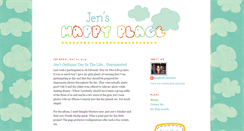 Desktop Screenshot of happyplaceforjen.blogspot.com