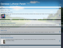 Tablet Screenshot of geneseelutheranparish.blogspot.com