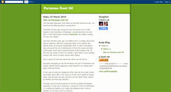 Desktop Screenshot of paramaorootoil.blogspot.com