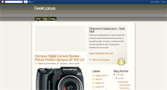 Desktop Screenshot of geeklicious.blogspot.com