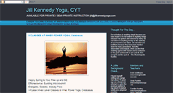 Desktop Screenshot of jillkennedyyoga.blogspot.com