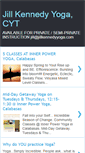 Mobile Screenshot of jillkennedyyoga.blogspot.com