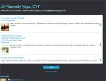Tablet Screenshot of jillkennedyyoga.blogspot.com