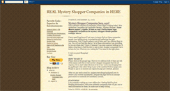 Desktop Screenshot of mysteryshoppercompanies.blogspot.com