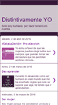 Mobile Screenshot of distintivamenteyo.blogspot.com
