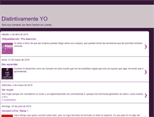 Tablet Screenshot of distintivamenteyo.blogspot.com
