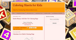 Desktop Screenshot of coloringsheets.blogspot.com