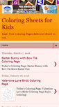 Mobile Screenshot of coloringsheets.blogspot.com