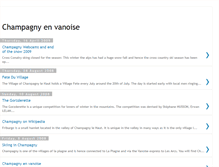 Tablet Screenshot of champagnyenvanoise.blogspot.com