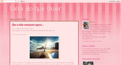 Desktop Screenshot of oquefazafaltadoquefazer.blogspot.com