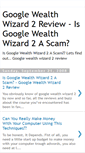 Mobile Screenshot of googlewealth-wizard2.blogspot.com