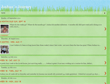 Tablet Screenshot of joshuasjourney2011.blogspot.com