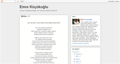 Desktop Screenshot of emrekucukoglu.blogspot.com